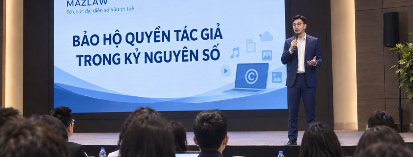 Luật sư Đặng Đình Ngọc - Tổ chức đại diện sở hữu trí tuệ MazLaw - Bảo hộ quyền tác giả trong kỷ nguyên số